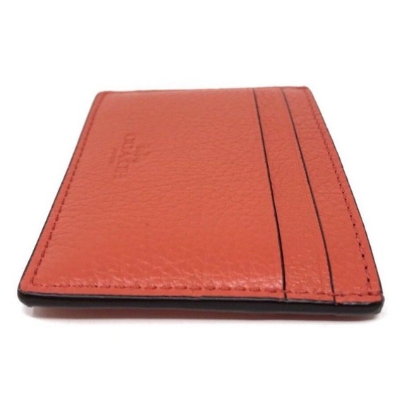 Coach Heart Wink Flat Card Case - Picture 2 of 5